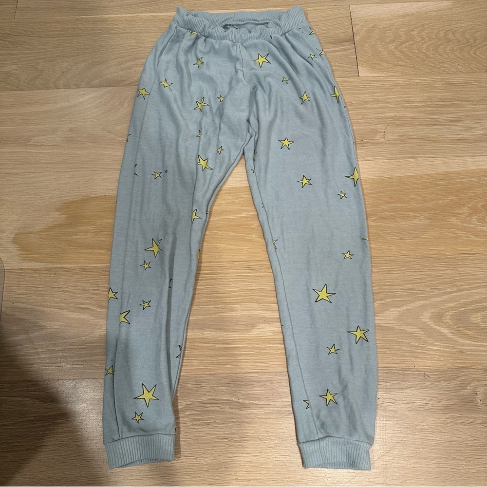 CHASER WOMENS Sz XS STAR SWEATPANTS GREAT COND